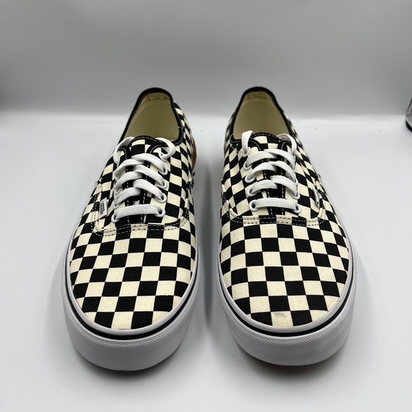 Vans Authentic Checkerboard Size 12 Men’s Black - Picture 2 of 7
